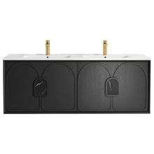 Laguna MKII 1500mm Wall Hung Double Vanity with Ceramic Countertop